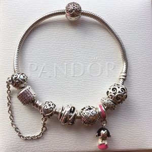 Silver Pandora Charm Bracelet